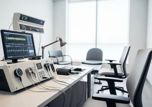 Professional polygraph and lie detector testing facility in Reading with Stoelting CPS examination equipment